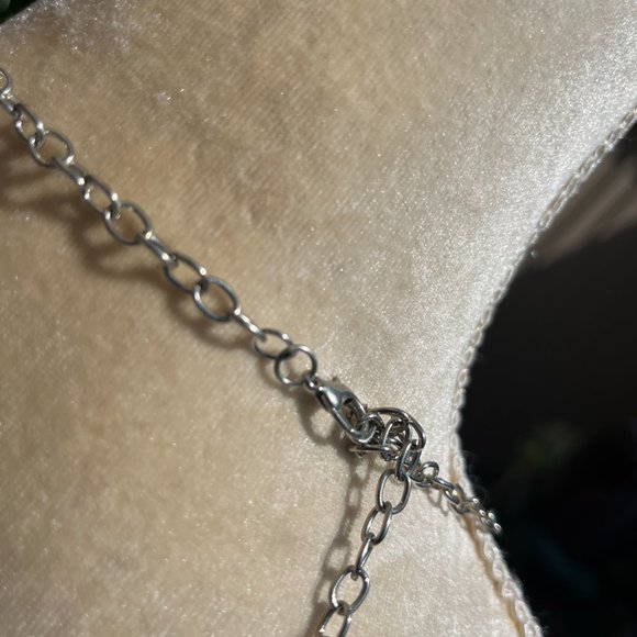 Body Jewelry chain metal and gemstones bra / top - Picture 5 of 9